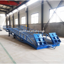 mobile material loading dock platform